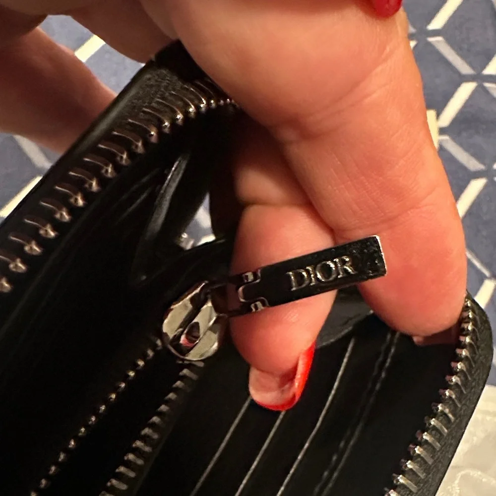 Dior Black Leather Wallet